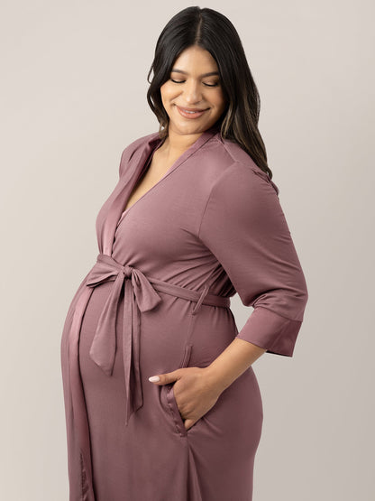 Kindred Bravely Emmaline Robe Twilight - Soft Maternity & Postpartum Robe