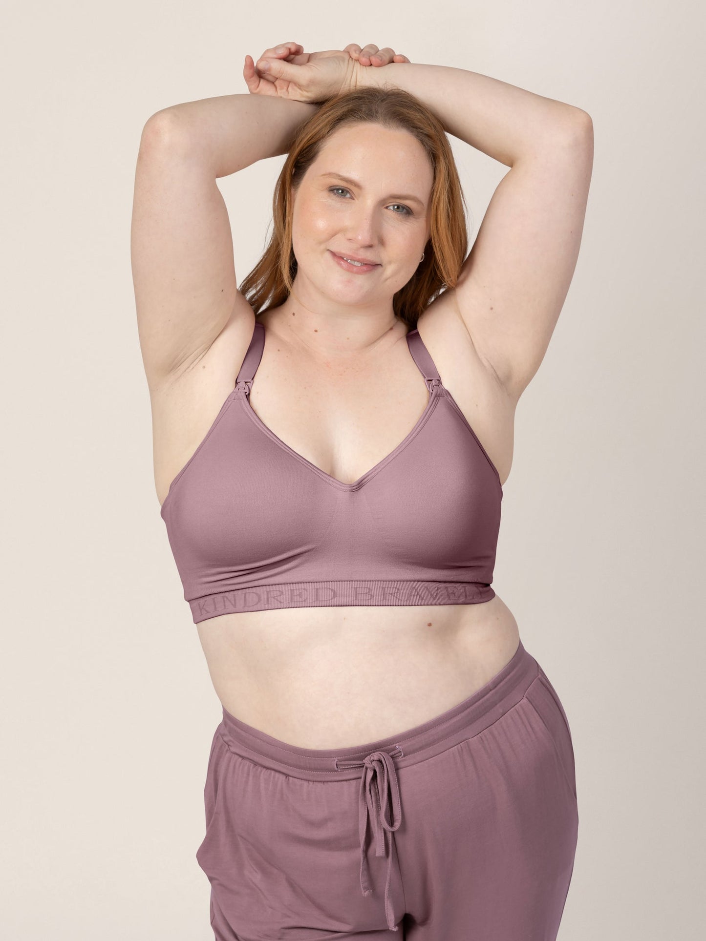 Kindred Bravely Signature Sublime Contour Hands-Free Pumping & Nursing Bra Twilight