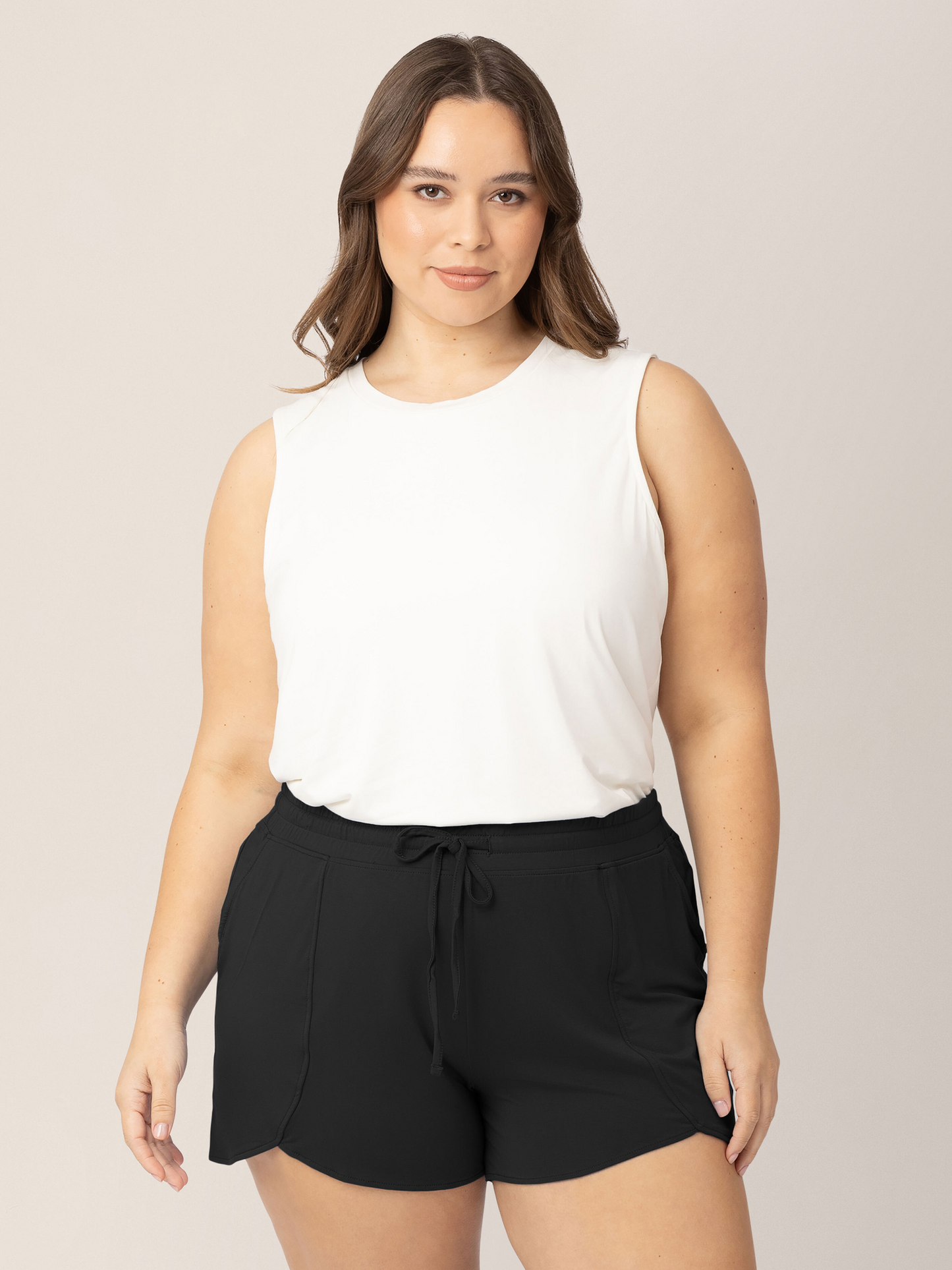 Kindred Bravely Bamboo Maternity & Postpartum Lounge Short Black