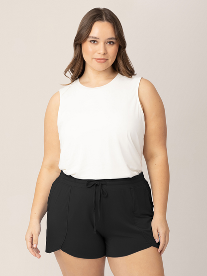 Kindred Bravely Bamboo Maternity & Postpartum Lounge Short Black