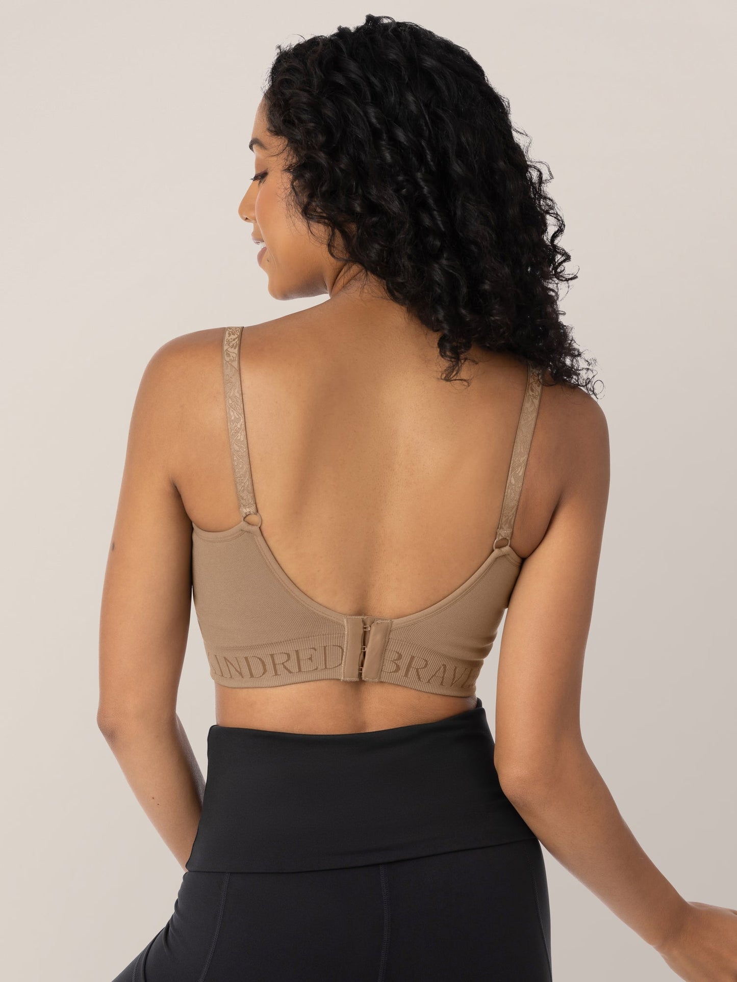 Kindred Bravely Sublime Hands-Free Pumping & Nursing Bra Latte