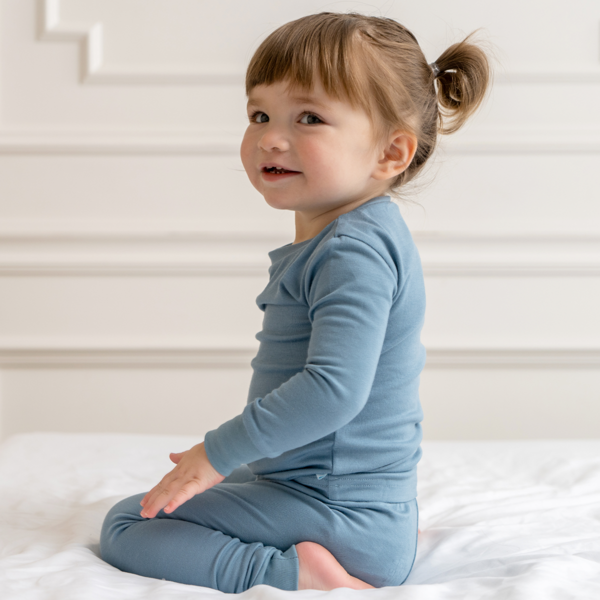 Dreamland Baby Toddler/Kids Bamboo Pajamas - Ocean Blue
