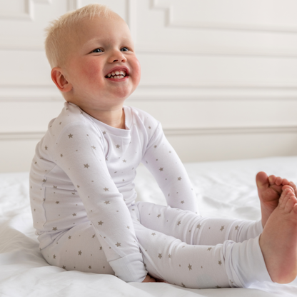 Dreamland Baby Toddler/Kids Bamboo Pajamas - Grey Star