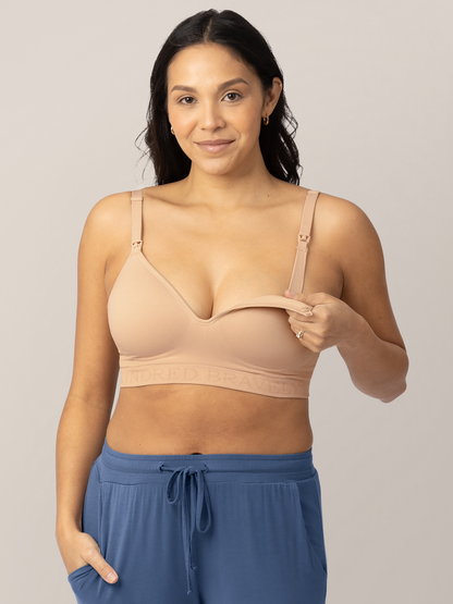 Kindred Bravely Signature Sublime Contour Maternity & Nursing Bra Beige