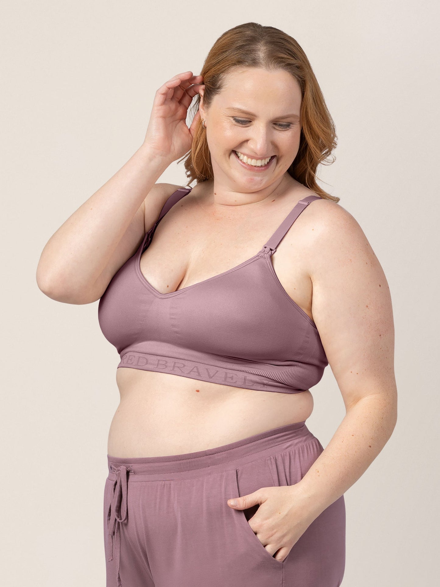 Kindred Bravely Signature Sublime Contour Hands-Free Pumping & Nursing Bra Twilight