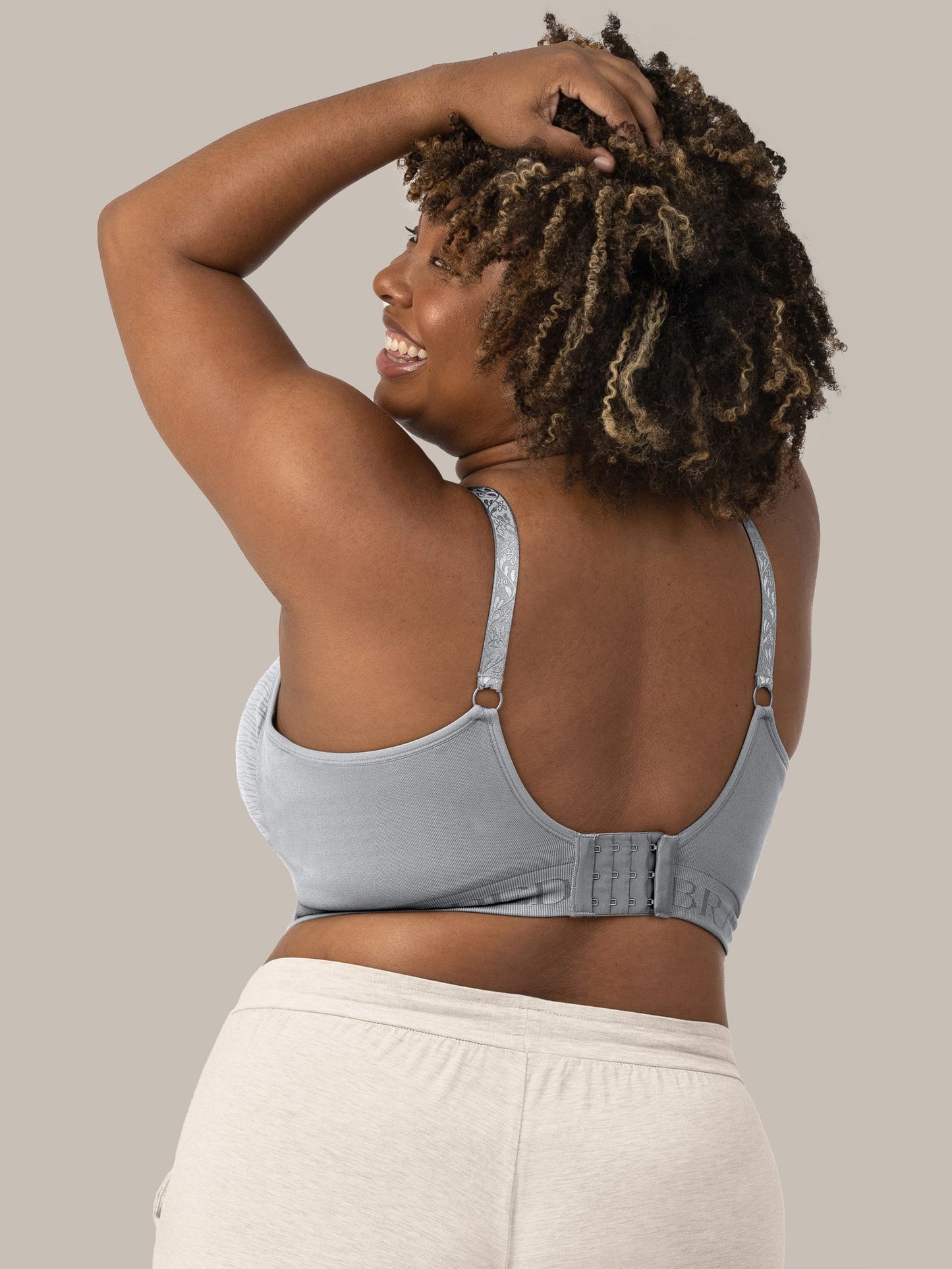 Kindred Bravely Sublime Hands-Free Pumping & Nursing Bra Grey