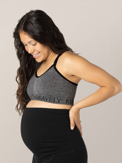 Kindred Bravely Sublime Nursing Sports Bra Heather Grey