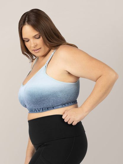 Kindred Bravely Sublime Nursing Sports Bra Ombre Storm