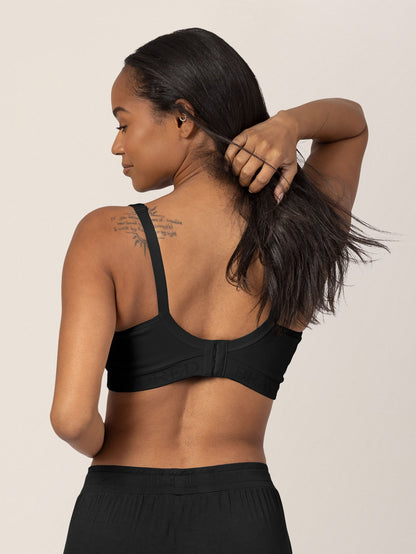 Kindred Bravely Signature Sublime Contour Hands-Free Pumping & Nursing Bra Black