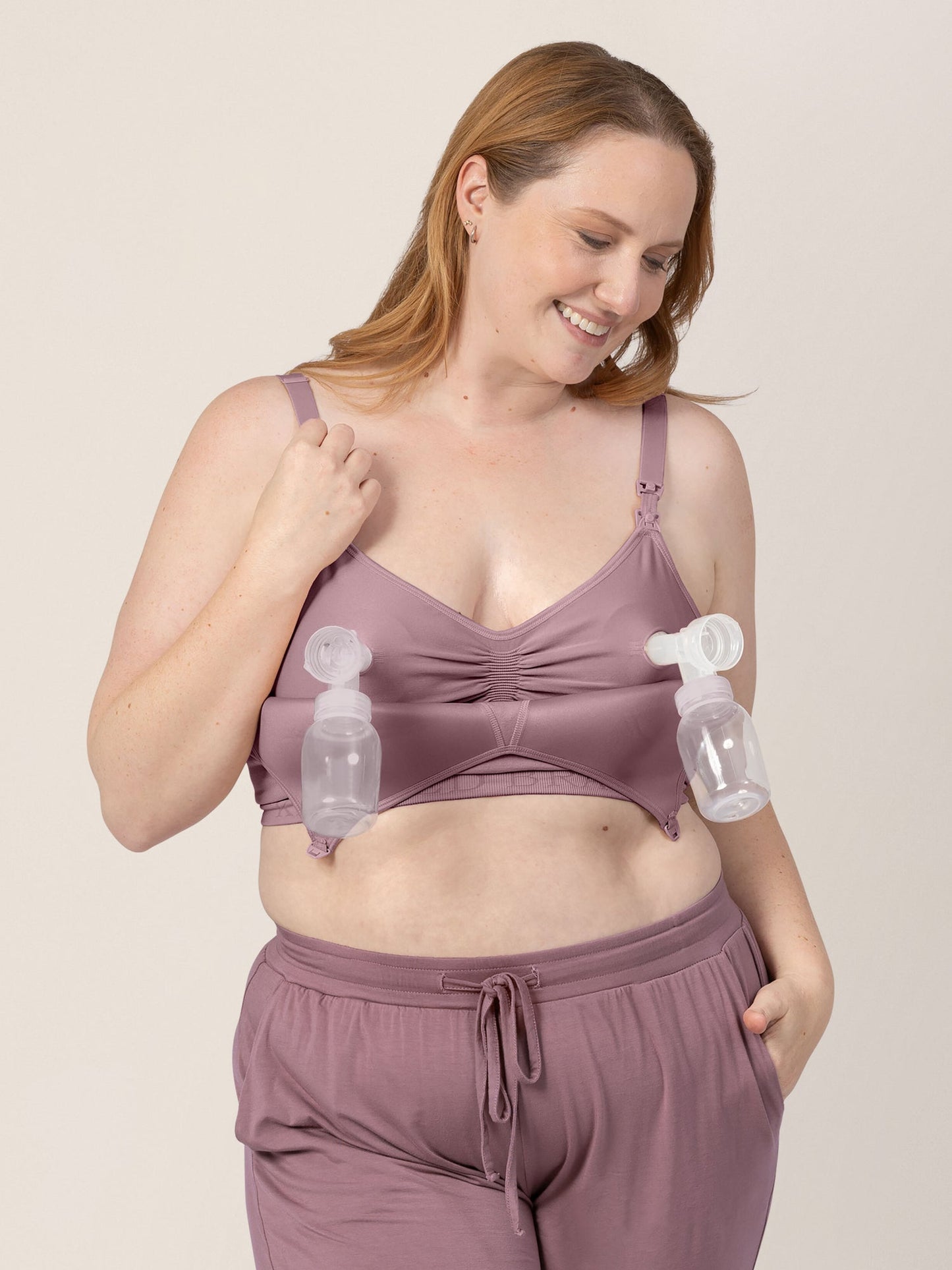 Kindred Bravely Signature Sublime Contour Hands-Free Pumping & Nursing Bra Twilight