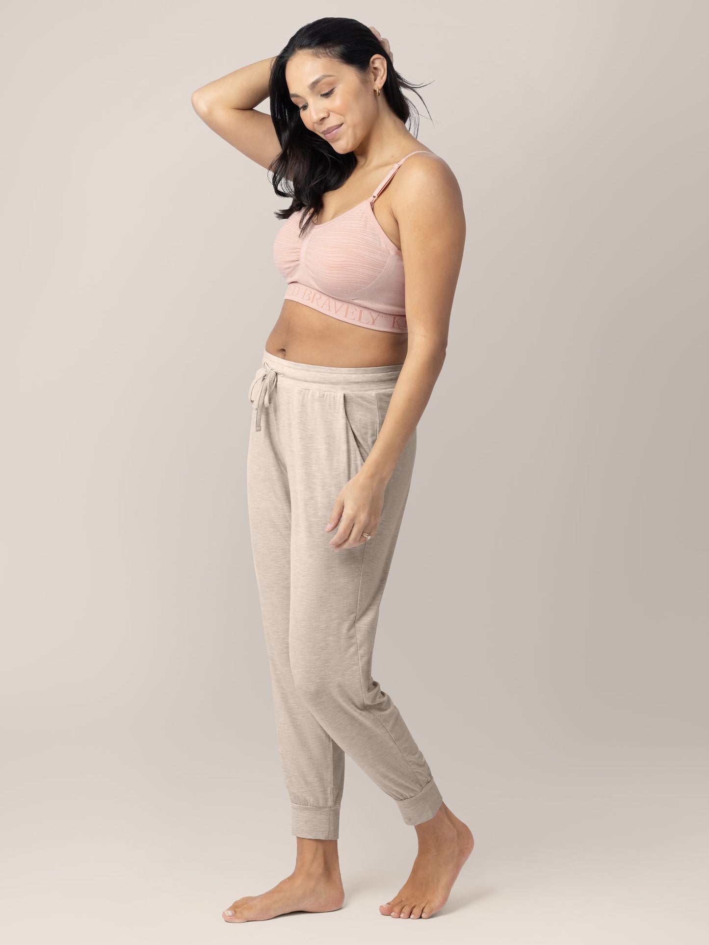 Kindred Bravely Sublime Hands-Free Pumping & Nursing Bra Pink Heather