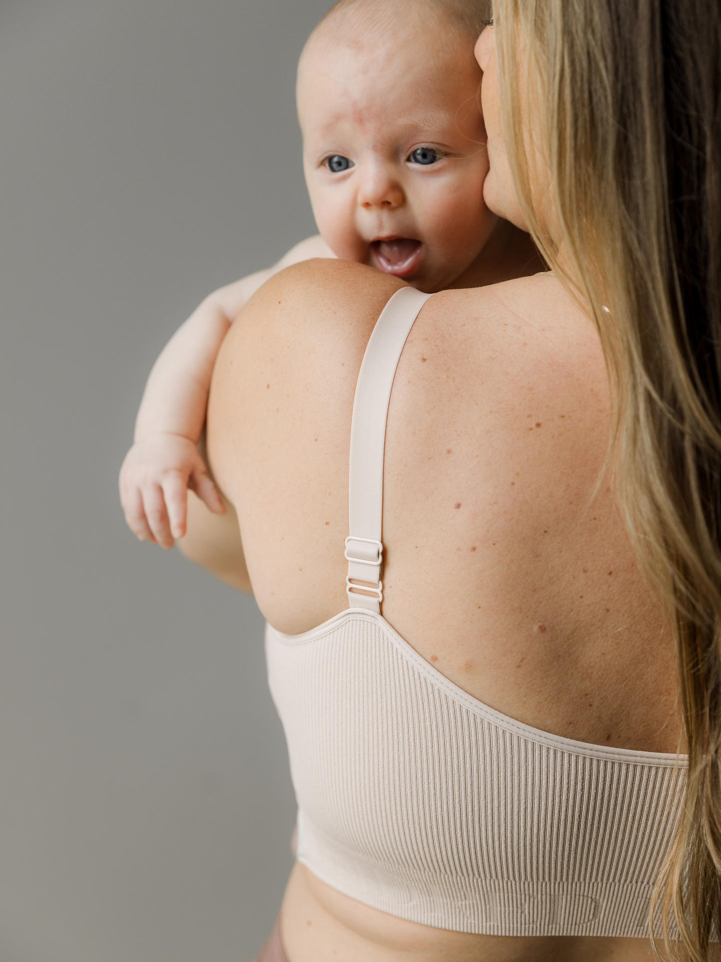 Kindred Bravely Sublime Adjustable Crossover Nursing & Lounge Bra Stone