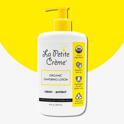 La Petite Cream Organic French Diapering Liniment Lotion - Pump Bottle - 8 oz