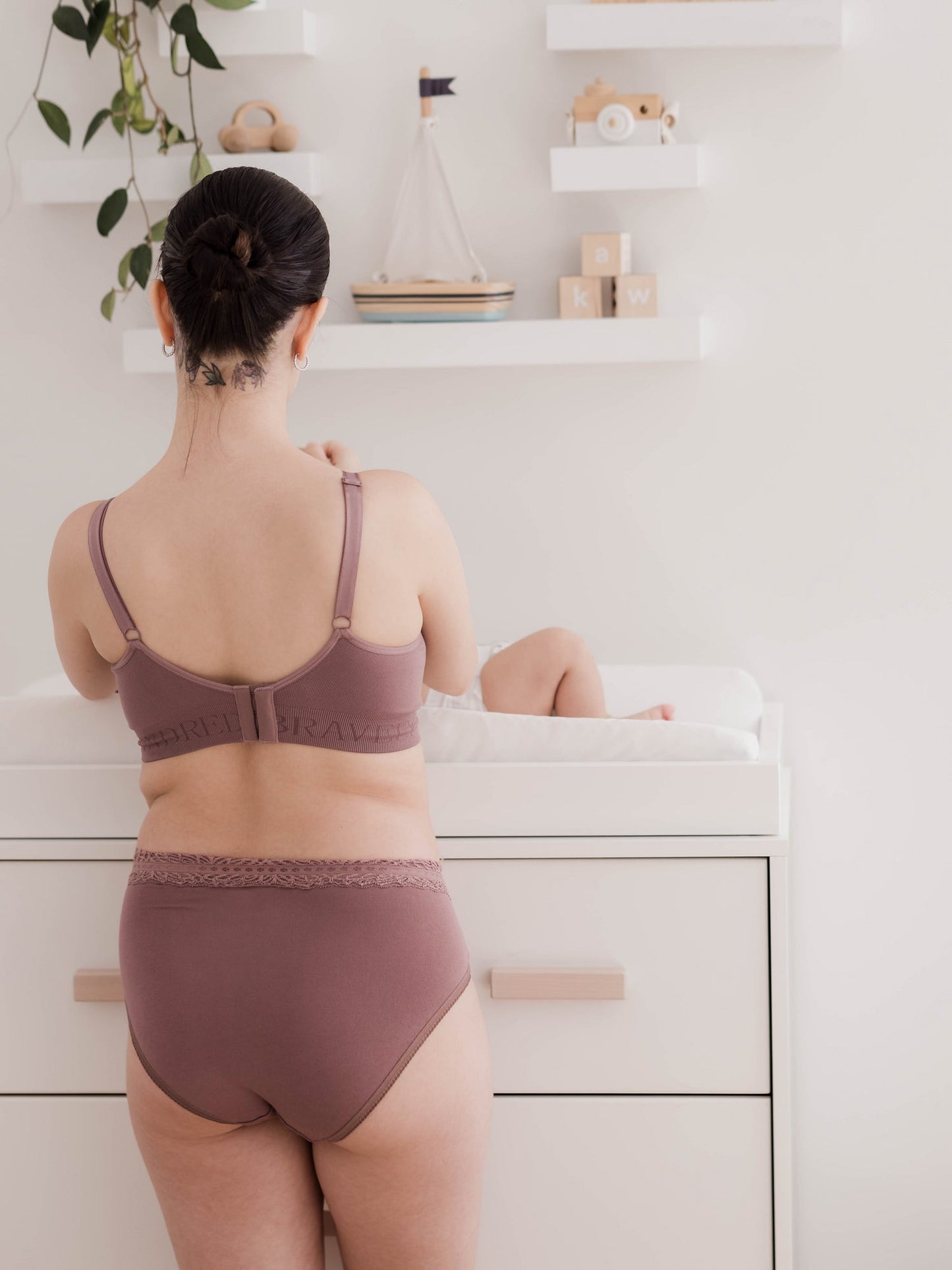 Kindred Bravely High-Waisted Postpartum Underwear Pack Dusty Hues