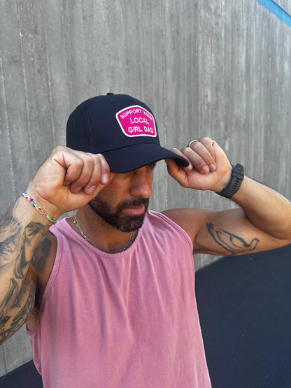 Support Your Local Girl Dad Patch Hat