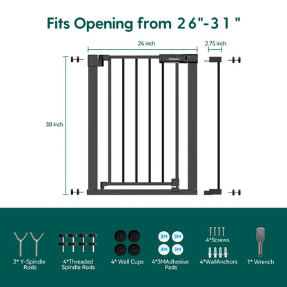 Babelio PressGuard Ⅱ | Upgrade Pressure-Mounted Baby Gate
