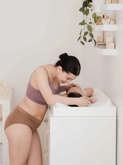 Kindred Bravely High-Waisted Postpartum Underwear Pack Dusty Hues