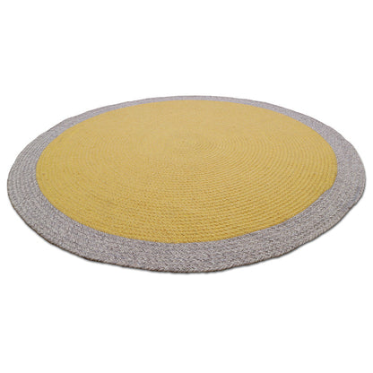 Nattiot Nolan Tumeric Children's Rug in Braided Wool