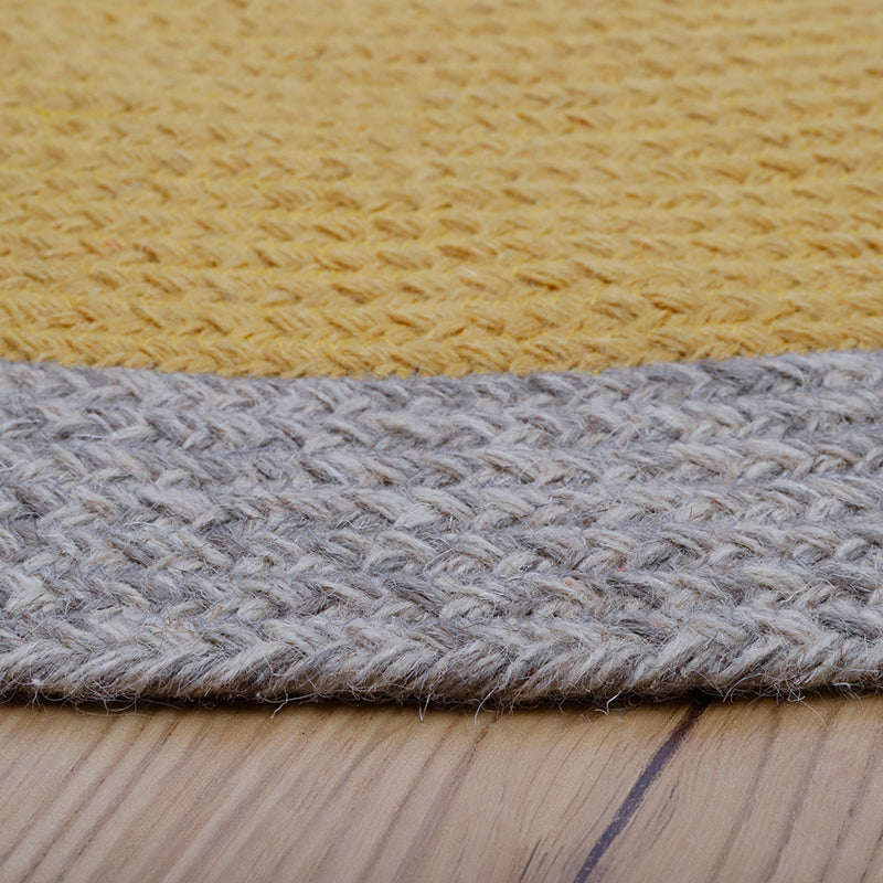 Nattiot Nolan Tumeric Children's Rug in Braided Wool