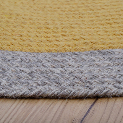Nattiot Nolan Tumeric Children's Rug in Braided Wool