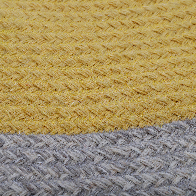 Nattiot Nolan Tumeric Children's Rug in Braided Wool