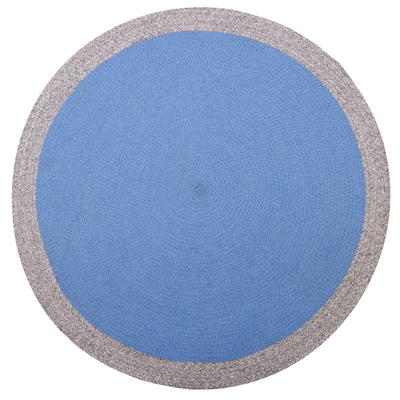 Nattiot Nolan Blue Braided Wool Children's Rug