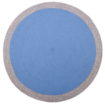 Nattiot Nolan Blue Braided Wool Children's Rug