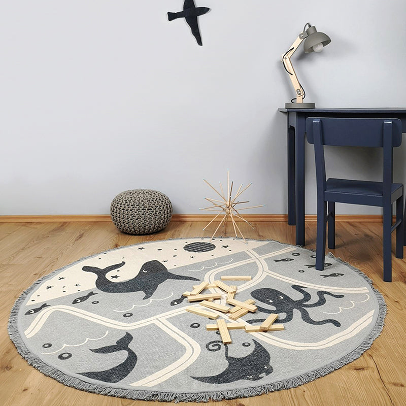 Nattiot Little Deep Blue Play Mat Marine World