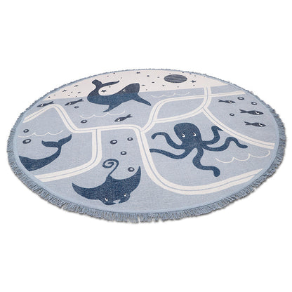 Nattiot Little Deep Blue Play Mat Marine World