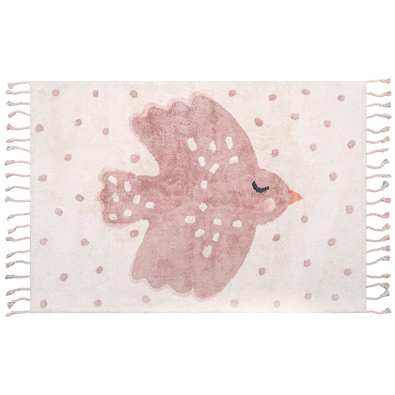 Nattiot Birdy Children's Rug with Bird Pattern