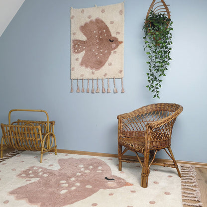 Nattiot Birdy Children's Rug with Bird Pattern