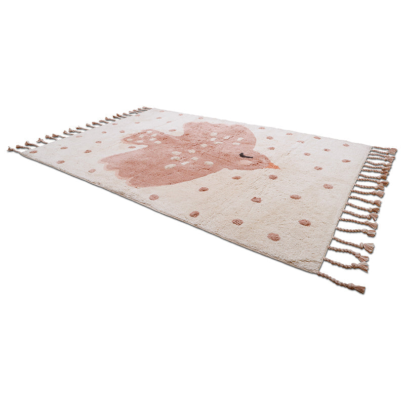 Nattiot Birdy Children's Rug with Bird Pattern