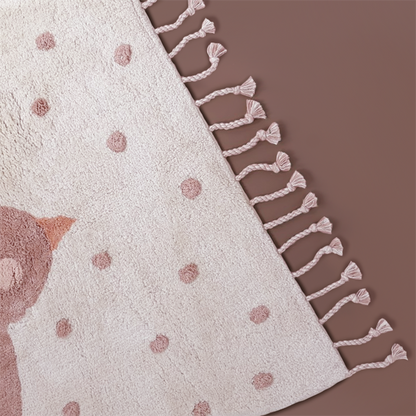 Nattiot Birdy Children's Rug with Bird Pattern