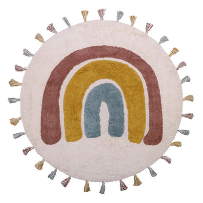 Nattiot Rainbow Children's Rug with Tassels