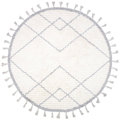 Nattiot Côme Natural Grey Round Children's Rug