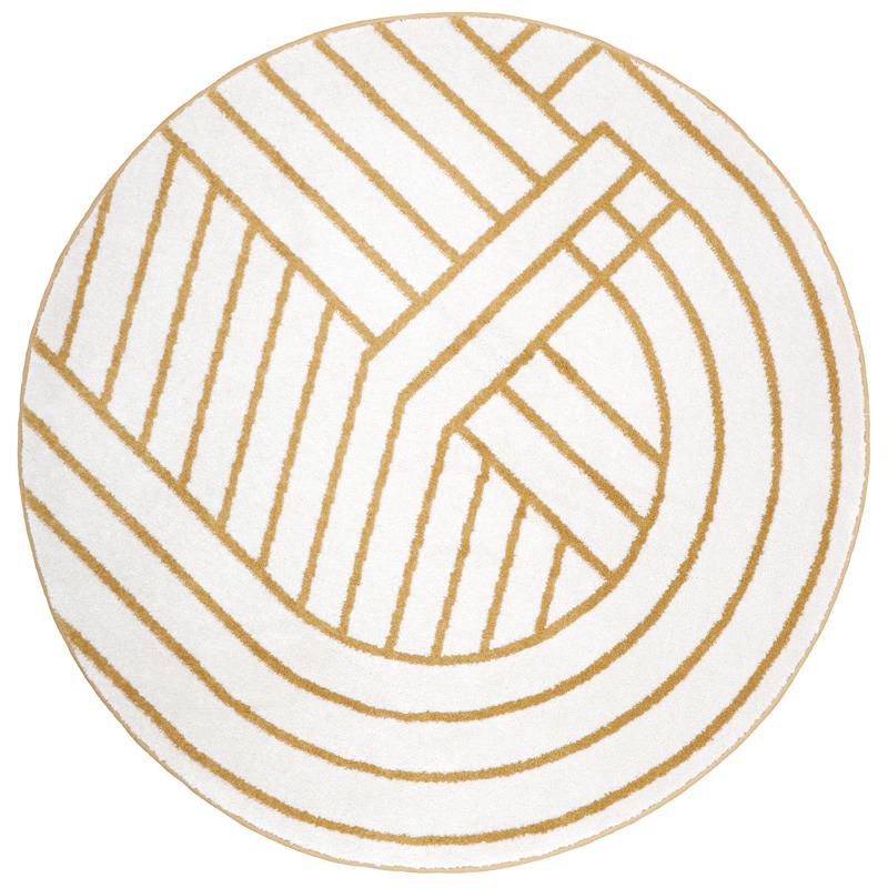 Nattiot Luisa M Geometric Round Rug