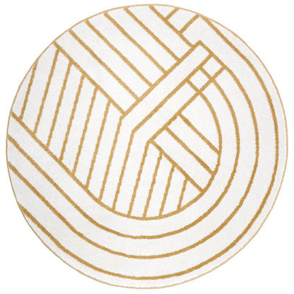 Nattiot Luisa M Geometric Round Rug