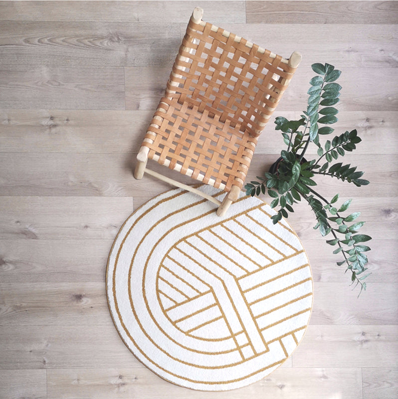 Nattiot Luisa S Geometric Round Rug