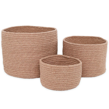 Nattiot Ilse Almond Set of 3 Storage Baskets