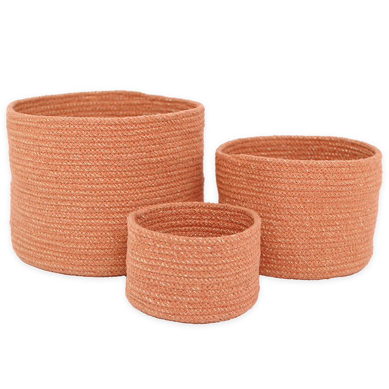 Nattiot Ilse Amber Set of 3 Storage Baskets