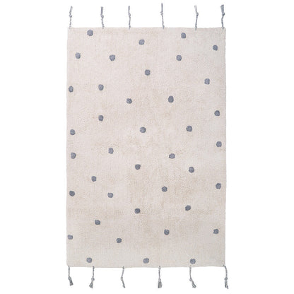 Nattiot Nümi Gray Children's Rug with Dots