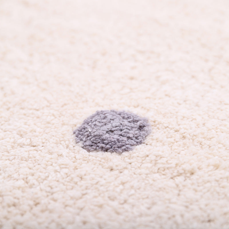 Nattiot Nümi Gray Children's Rug with Dots