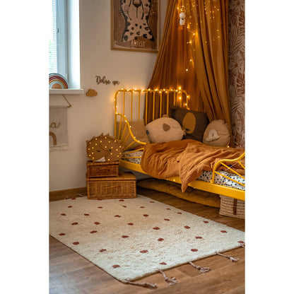 Nattiot Nümi Amber Children's Rug with Dots