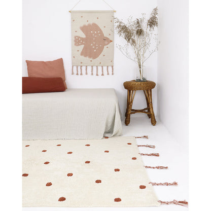 Nattiot Nümi Amber Children's Rug with Dots
