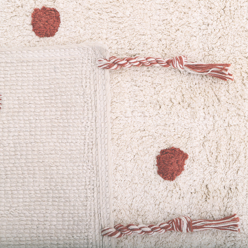 Nattiot Nümi Amber Children's Rug with Dots