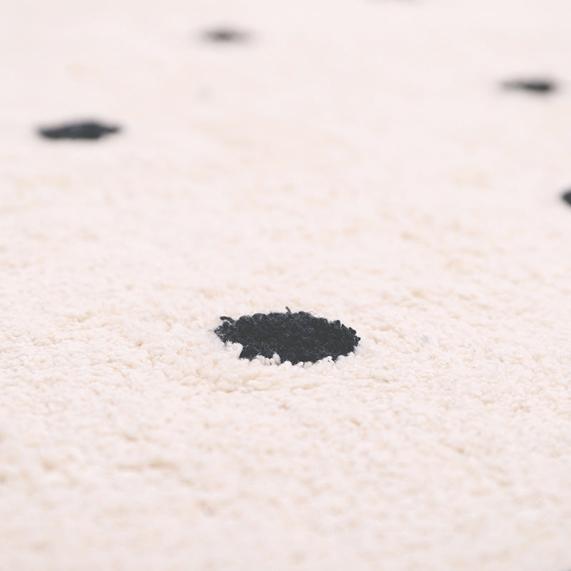Nattiot Nümi Black Children's Rug with Dots