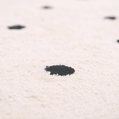 Nattiot Nümi Black Children's Rug with Dots