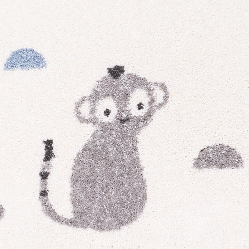 Nattiot Little Wild Monkey Honey M Children's Rug