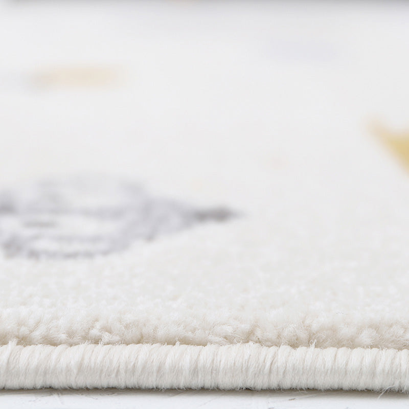 Nattiot Little Wild Monkey Honey M Children's Rug