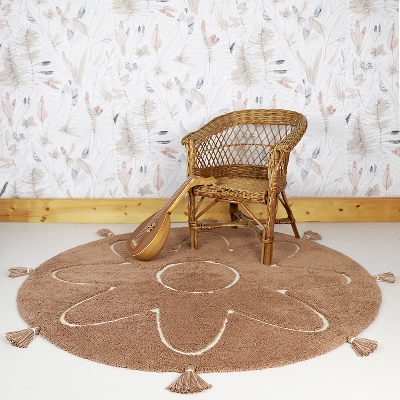 Nattiot Yva Bohemian Children's Rug with Pompoms